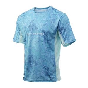 Protection UV pour les chemises de pêche d'été Maillot de pêche en polyester par sublimation personnalisé en gros - Product Image 1