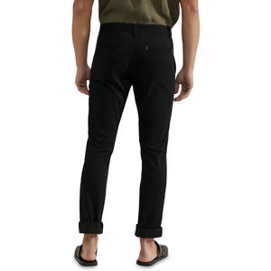 Pantalon en molleton de coton chino taille haute personnalisable pour homme, pantalon droit Streetwear droit à rayures incurvées - Product Image 4
