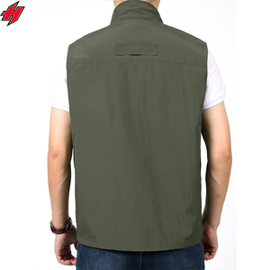 2025 Wholesale Men's <b>Vests</b> Zip up Winter Warm Fleece <b>Vests</b> Custom LOGO Sleeveless Jacket Pocket <b>Vest</b> Men - Product Image 5