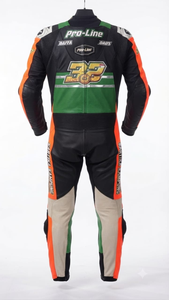 Combinaison de moto pour homme Zuzuki en cuir de vache/canguro véritable de qualité supérieure, 1 pièce, haute performance, combinaison de moto en cuir/Traje CE - Product Image 2