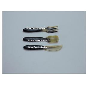 Cuillère à Servir Mini en Corne Naturelle de Qualité Supérieure, Faite à la Main, Design Unique, Décoration, Cuillère à Thé en Corne d'Inde pour la Cuisine et les Fêtes - Product Image 2