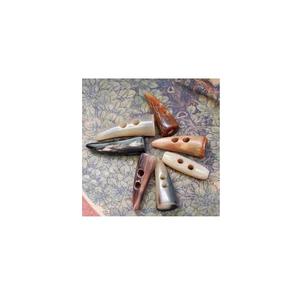 Bouton à bascule en corne de buffle, écologique, durable, moderne, pour manteaux, vestes, vêtements faits main, mode d'hiver - Product Image 1