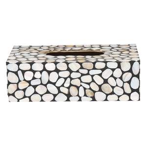 Boîte de rangement décorative pour serviettes, en os sculpté à la main, pour bureau, cuisine et salle de bain - Product Image 1