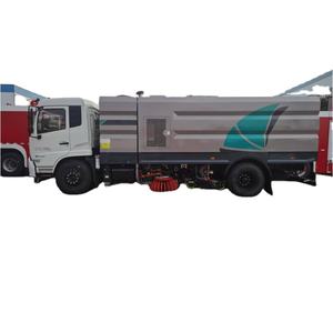 Camion de balayage et de lavage diesel manuel Dongfeng Tianjin 4x2 d'occasion haute capacité 14,5 m³ - Product Image 1