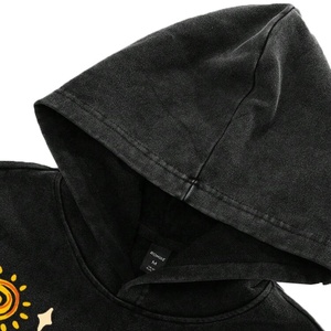 Sudadera con capucha de fabricantes de ajuste regular de alta calidad, diseño de impresión de logotipo personalizado, jersey de lana de algodón 100%, elegante serigrafiado para hombre - Product Image 3