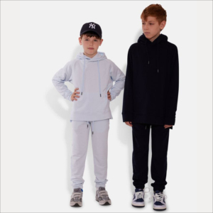 Chándales deportivos de alta calidad para niños y jóvenes de color gris brezo para invierno, fabricación de diseños personalizados, chándales de felpa francesa para jóvenes - Product Image 3