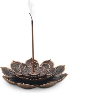 New Arrival Metal Incense Burner Antique Ashes Catcher Burner for <b>Garden</b> Home Office Table Top Decoration - Product Image 3