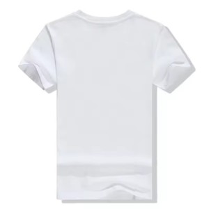 100% algodón en blanco liso Oem Logo blanco algodón blanco camiseta para hombres - Product Image 3