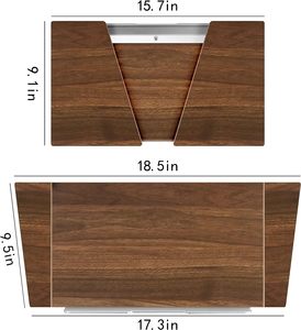 Laptop Stand <b>Office</b> <b>Computer</b> Riser Wood <b>Computer</b> Riser Ergonomic Laptops Elevator for Desk Wooden Holder Compatible with MacBook - Product Image 2