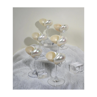Verres à coquillages faits à la main à partir de coquillages naturels Verres décoratifs pour table à manger et station balnéaire Vietnam