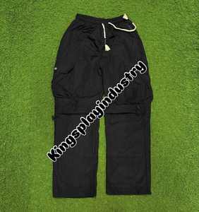 2025 pantalones de chándal de talla grande de algodón y poliéster de alta calidad para hombre, chándal liso con etiqueta privada personalizada con estilo frontal plano - Product Image 4