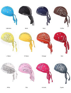 2024 été extérieur coton motif Paisley bandeau Logo personnalisé imprimé carré Bandana décontracté tricoté hiver ethnique Bandanas - Product Image 2