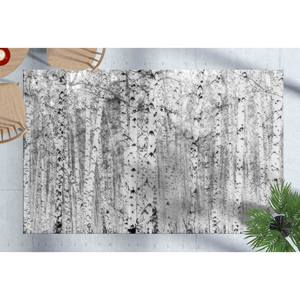 Tapis Paysage Forêt de Bouleaux : Tapis d'appoint antidérapant, Tapis imprimé, Tapis doux non tissé - Product Image 3