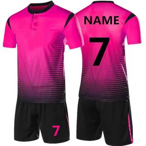 Sublimación completa Camiseta de fútbol de alta calidad Club personalizado Ropa de fútbol Equipos Diseño profesional Uniformes de fútbol - Product Image 4