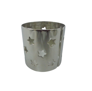 Meilleure vente en aluminium de forme ronde fini nickel porte-serviettes de table pour restaurant fait à la main personnalisé en gros - Product Image 4