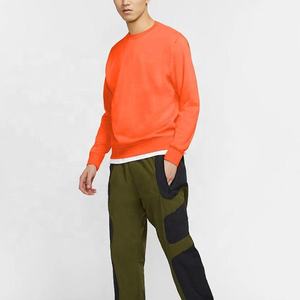 Custom Unisex Plain Crewneck <b>Sweatshirt</b> <b>Embroidery</b> French Terry High Quality Blank Cotton Crewneck <b>Sweatshirt</b> for Men - Product Image 3