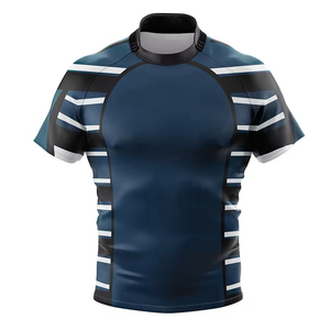 Camiseta de Rugby Deportiva al por Mayor para Hombre, Kits de Rugby OEM, Sublimación de Alta Calidad, Logotipo Personalizado, Camiseta de Rugby para Hombre con OEM - Product Image 4