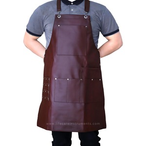 Delantal de Barbero de Cuero Cómodo y de Alta Calidad, Capa de Estilista para Salones, Colores Personalizables, Venta al por Mayor en Existencia - Product Image 6