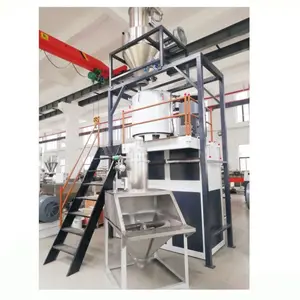 Mesin pencampur bahan baku Sol mesin pencampur minyak Plasticizer bubuk PVC muatan vakum industri