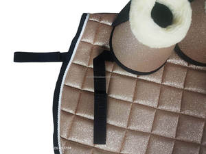 English Glitter Saddle <b>Pad</b> Combo Set Outsell Poly Cotton <b>Foam</b> 18mm Filling Lining Cotton Full-Cob-Pony Wholesale Selling Prices - Product Image 4