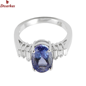 High gemstone quality fashion jewellery 925 sterling silver tanzanite <b>CZ</b> multi gemstone <b>rings</b> for women wedding parties gift - Product Image 4