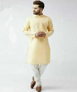 À la mode impression traditionnelle Kurta pyjama ensemble rayonne coton beau fil travail printemps prix de gros Surat Textile vêtement - Product Image 6