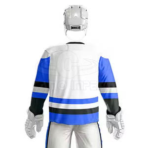 Meilleures ventes : Ensembles d'uniformes de hockey sur glace 100 % polyester respirant et écologique, conçus sur mesure pour hommes adultes, avec logo d'équipe personnalisé - Product Image 5