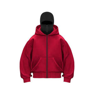 Sudadera con Capucha Personalizada para Hombre, Estilo Urbano, con Lavado Desgastado, Parches Bordados y Hombros Caídos, para Otoño - Product Image 3