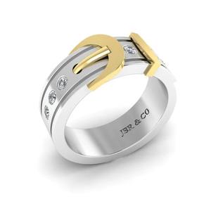 Top Tendance Diamant Rond 925 En Argent Sterling Boucle De Ceinture Style Bande De Mariage Pour Les Femmes De Luxe Bague De Mode Au Meilleur Prix - Product Image 5