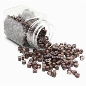 Microanillos de silicona para extensión de cabello humano, cuentas de anillo de alta calidad, herramienta de cuentas, cantidad a granel, precio al por mayor - Product Image 5