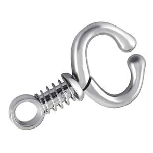 Receptor de perros resistente de alta calidad, largo con agarre duradero, soporte para cerdos de acero inoxidable, equipo de granja de cerdos por herramienta de ganado - Product Image 2