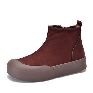 Bottes hautes plates chics pour femmes, confortables, à bout rond, faciles à enfiler, pour tous les jours - Product Image 5