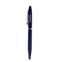 Stylo Jotter de Luxe Exécutif Fait Main avec Impression Sérigraphique, Pièces Métalliques Chromées Torsadées, Recharge, Emballage PVC, Coffret Cadeau d'Affaires Personnalisé
