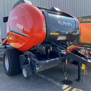 Empacadora redonda usada Kubota BV4160 PREMNET con motor y caja de cambios para cosechar heno - Product Image 2