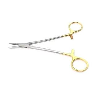 Pinzas de soporte de aguja Debakey de acero inoxidable personalizadas Abrazadera de sutura quirúrgica recta para procedimientos precisos de quirófano - Product Image 4