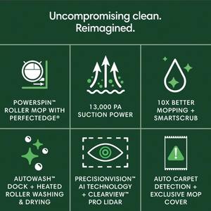 Nuevo Robot Aspirador Roomba Max 705 Combo + Base AutoWash con Succión Extrema, Cepillos Dobles de Goma Anti-Enredos, Autovaciado - Product Image 2