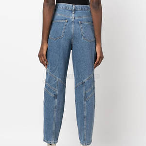 Meilleure qualité femmes taille moyenne Jeans pantalon couleur unie nouveau Style décontracté plat avant respirant été extérieur utilisation Streetwear - Product Image 4