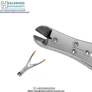 Coupe-fil manuel à double action 23 cm, instruments chirurgicaux orthopédiques certifiés CE - Product Image 2