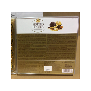 Calidad hecha a medida para Ferrero Rocher Chocolate Precio de fábrica al por mayor Empaquetado a granel con ingredientes de galletas - Product Image 4