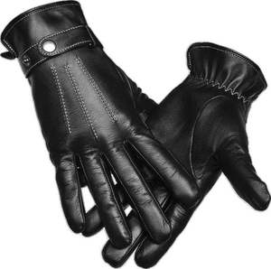 Gants en cuir véritable pour femmes Doublure douce et chaude Élégant et tendance pour l'hiver Compatible avec les écrans tactiles Décontracté quotidien Fête - Product Image 2