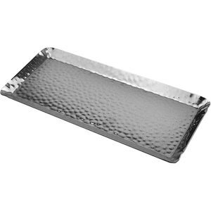 Plateau de service en métal populaire avec poignées Rectangle plaqué or pour la maison et le plateau de service de vaisselle de mariage - Product Image 6
