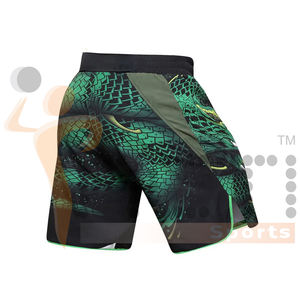 Pantalones cortos Mma impresos sublimados hechos a medida de gran oferta para hombres, pantalones cortos Mma hechos por un fabricante profesional para hombres - Product Image 4