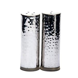 Salières et poivrières en aluminium martelé écologiques Chaman India - Product Image 5
