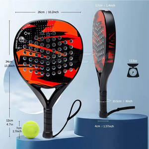 แร็กเก็ต padel ดีไซน์ใหม่คุณภาพสูงสีทึบ - Product Image 4