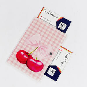 กระเบื้องรูปหัวใจทรงสี่เหลี่ยมรูปผีเสื้ออุปกรณ์ความงามอะคริลิคลายเชอร์รี่ใหม่ออกแบบโลโก้ได้ตามที่ต้องการ - Product Image 3