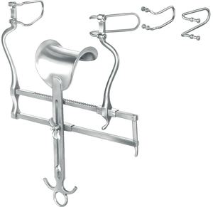 Balfour-Baby Esparcidor quirúrgico de acero inoxidable Manual Power Cirugía general Juego de instrumentos de Retractor abdominal - Product Image 1