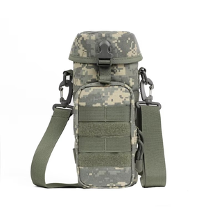 Prix de gros Sac de rangement tactique Meilleure vente Porte-bouteille d'eau léger Polyester pliable Molle - Product Image 5