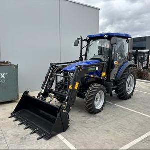 Tracteur d'occasion haut de gamme Lovol 75 CV 90 CV 100 CV 4x4 avec cabine, chauffage et climatisation, radio, siège à suspension pneumatique, longue durée de vie pour l'agriculture - Product Image 1