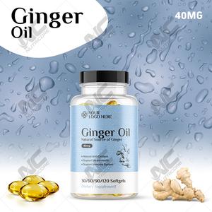 Exportador indio de calidad superior Nutricore Healthcare Suplemento dietético Cápsula de gel blando de aceite de jengibre para adultos Mercado confiable - Product Image 3