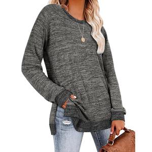 T-shirt décontracté pour femme 100% coton, motif uni de haute qualité, disponible en grandes tailles - Product Image 2